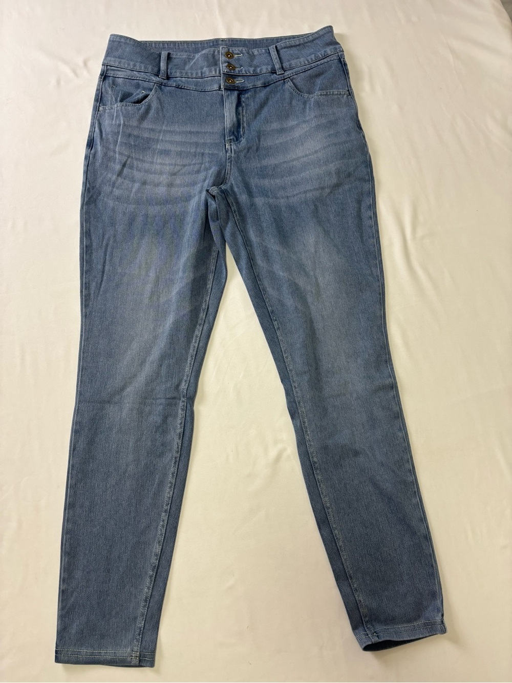 HALARA Light Blue High-Waist Womens Jeans